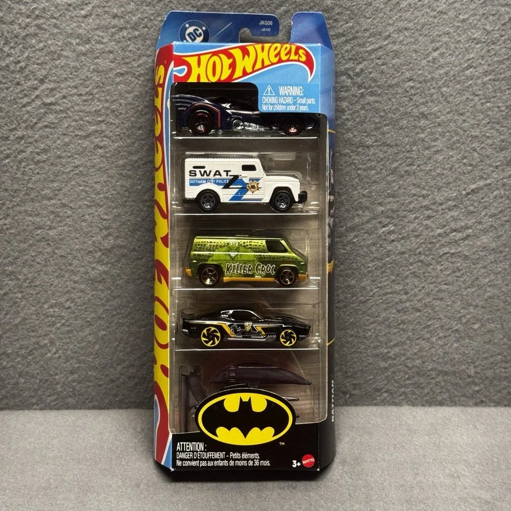 Hot Wheels 2026 Batman Diecast cars 5-Pack #JKG08